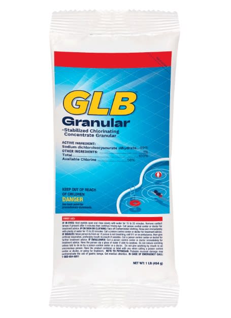 GLB Di-Chlor Granular Chlorine, 8 lb