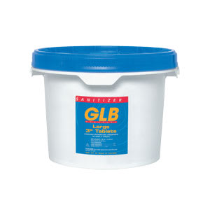 GLB Large 3" Chlorine Tablets 4 lb Pail