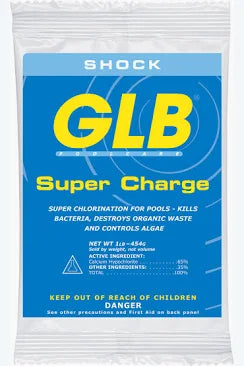 GLB Super Charge Cal Hypo Granular Chlorine Shock, 1 lb Bag