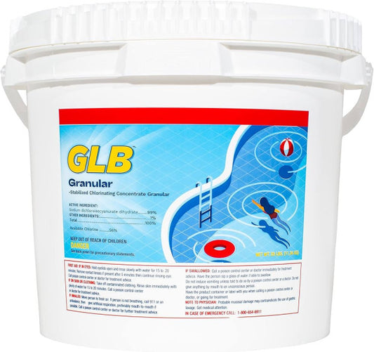 GLB Dichlor Chlorine Granular 25 lb Pail
